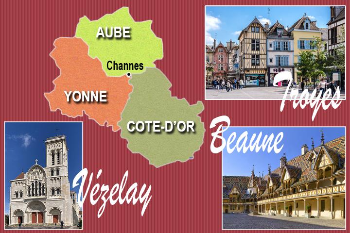Aube / Yonne / Côte-d'Or